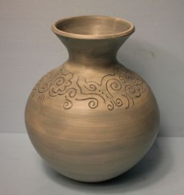 Mint Green Pottery Vase