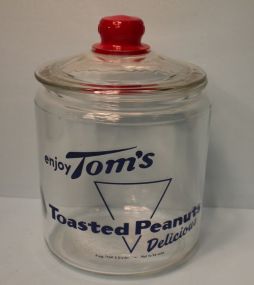 Tom's Peanuts Covered Jar