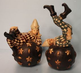 Pair of Harlequins Accent Pieces