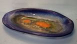 Oval Shape Stain Glass Tray