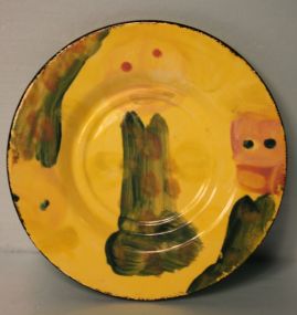 Small Hand Painted Saucer