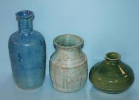 Three Pottery Vases