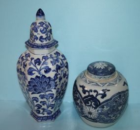 Two Chinese Import Ginger Jars