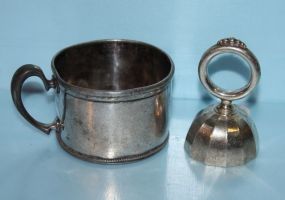 Reed & Barton Silverplate Cup and Bell