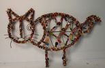 Beaded Cat Key Holder