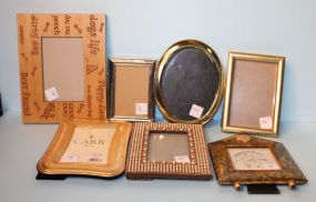 Group of Seven Various Size Picture Frames