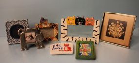 Group of Seven Various Shape Small Picture Frames