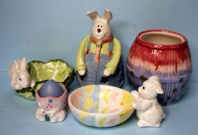 Five Ceramic Easter Decorations