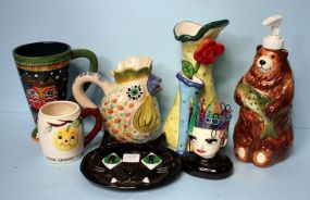 Seven Decorative Ceramic Items