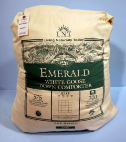 Living Naturally Today Emerald White Down Comforter