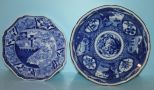 Two Blue and White Porcelain Pieces