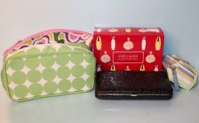 Grouping of Make-Up Bags and Jane Jones Wallet