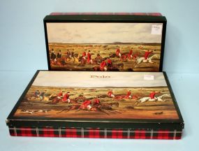 Two Empty Decorative Polo Boxes