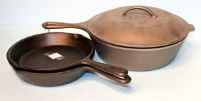 Three Cast Iron Skillets