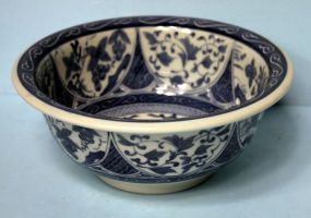 Blue and White Chinese Import Bowl