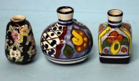 Three Small Porcelain Vases