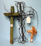 Group of Three Various Crosses