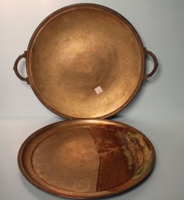 Two Silverplate Trays
