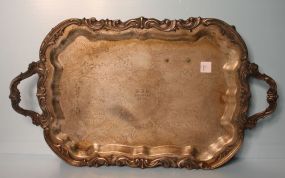 Silverplate Footed Tray