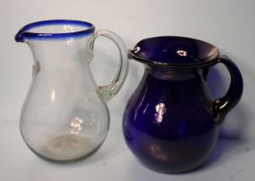 Two Glass Pitchers