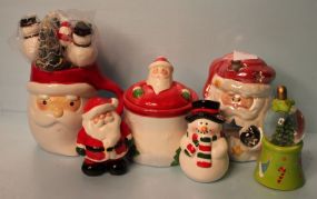 Group of Six Christmas Items