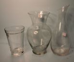 Three Glass Vases