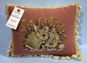 Needlepoint Throw Pillow