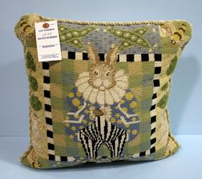 Needlepoint Throw Pillow