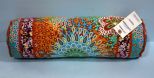 Brightly Colored Cotton Fabric Bolster Pillow