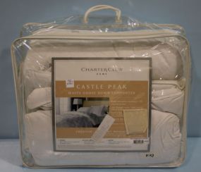 Charter Club DC Castle Peak White Goose Down Comforter, Full/Queen Size