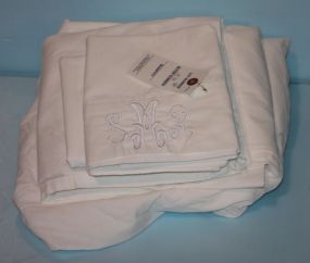 Flat and Fitted Sheets and Two Pillowcases
