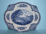 Blue and White Platter