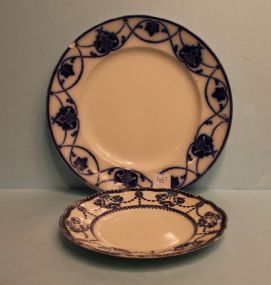 Two Blue and White Plates