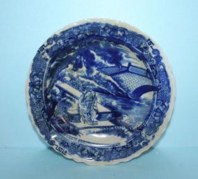 Blue and White Saucer