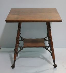 20th Century Mahogany Library Table