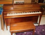 Kimball Spinet Mahogany Wall Piano