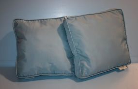 Blue Accent Pillow