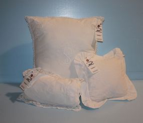Three Various Size Accent Pillows