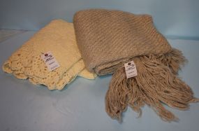 Oatmeal Color Throw