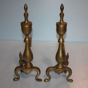 Brass Andirons