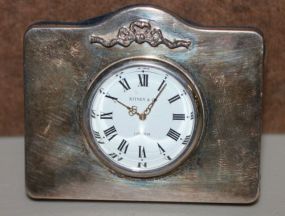 Kitney and Company Sterling Clock