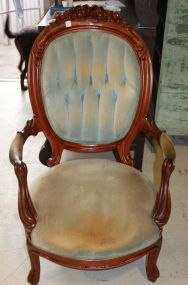 Victorian Walnut Gent's Chair