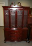 Chippendale Mahogany Breakfront