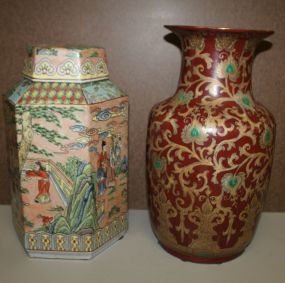 Two Oriental Style Vases