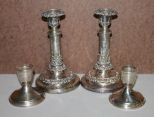 Two Pair of Candle Holders