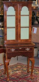 Queen Anne Desk with Bookcase