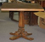 Square Pedestal Dining Table