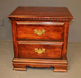 Bedside Table with Two Drawers