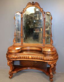 Rare Kidney Shaped Dressing Table