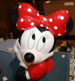 Minnie Mouse Ceramic Cookie Jar
